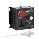Regulador De Voltaje Ac110v 4000w Regulable Con Atenuador Va