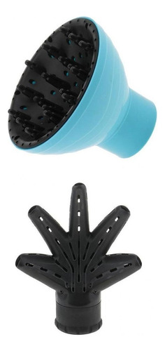 2pcs Pro Secador De Caballo Rizado Difusor Ventilador .