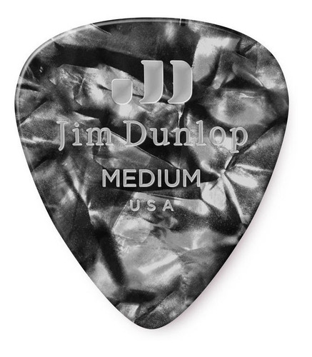 Uñetas Jim Dunlop Black Pearl 483r02 Medium Bolsa X72u