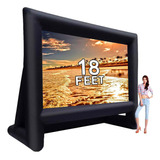 Pantalla Inflable 18 Pies Para Proyector Exterior O Interior