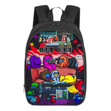 Mochila Escolar Among Us For Niños De 14 Pulgadas, Diseño D