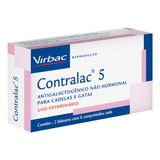 Contralac 5 Com 16 Comp Virbac Cadelas Gatas Seca Leite 5mg