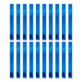 Pegatina Líneas Decorativas Reflejo Espejo De 5x40cm Color Azul