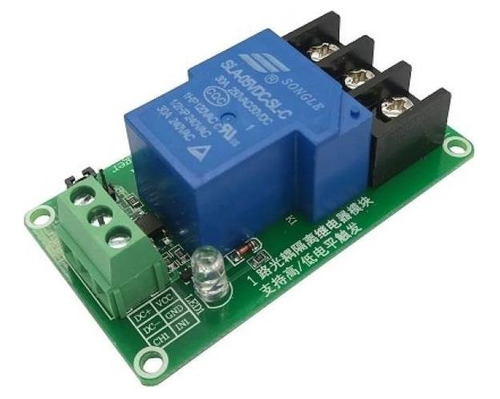 Modulo Rele De Potencia 30a 1 Canal 5v Con Optoacoplador