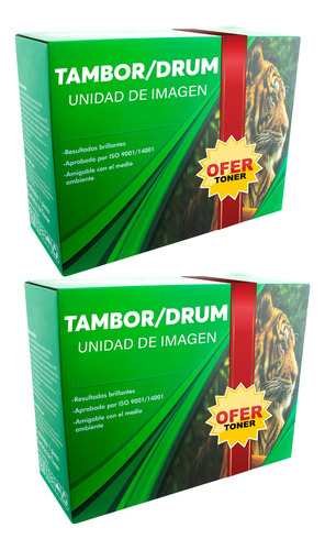 2 Pza Dr1060 Tambor Nuevo Compatible Con Brother Hl-1212w