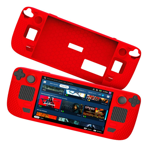 Funda Steam Deck Case Silicona Protectora Consola De Juegos