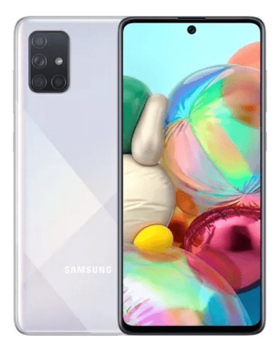 Smartphone Samsung Galaxy A71 Tela 6,7 128 Gb 6 Gb Ram Prata