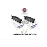 Par Lanterna Luz Placa Original Mopar Fiat