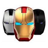 Mouse Gamer Inalambrico Diseño Iron Man 3d 2.4g Aaa