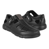 Huaraches Caballero Merano 42051 Piel Negro