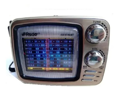 Radio Onda Corta 8 Bandas Tv Bluetooth   Recargable Mp3 