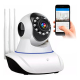 Camara Ip Giratoria 360° De Seguridad Wifi Full Hd 1080p  