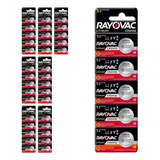 40 Pilhas Elet Rayovac Cr2032 (8 Cart)