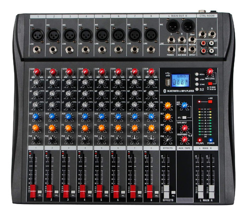 Depusheng Dx8 - Consola De Tablero De Sonido Profesional De