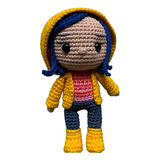 Boneca Coraline Jones Amigurumi Croche