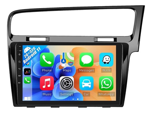 S Estéreo De Coche Android 11 Para Vw Golf 7 Mk7 2013-2020