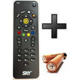 Kit 10 Controle Sky Digital Sky- Livre D40 Original + Pilhas