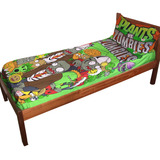 Plants Vs Zombies Juego De Sabana Personalizado 1 1/2 Plaza