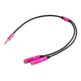 Splitter Adaptador Audio Auxiliar Macho A 2 X 3.5mm Hembra