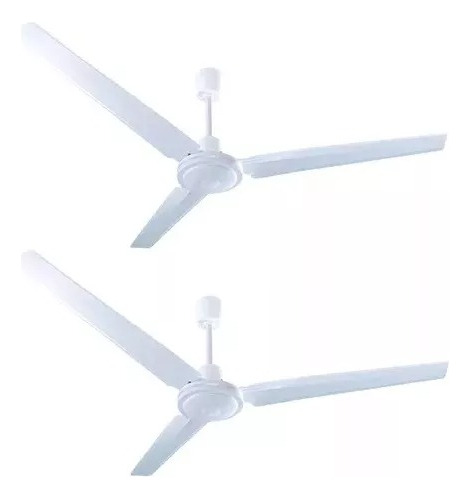 2pack Ventilador Techo Benelux Motor Grande Blanco Tipo Vec