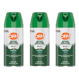 Repelente Off Aerosol Extra Duracion Pack X 3 Chacarita Caba