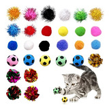 Juego De 30 Bolas Para Gatos, Interactivas, Juguetes De