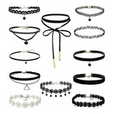 Gargantilla Choker Necklaces Black Lace,accesorios Collar