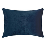 Porta Travesseiro Altenburg Blend Luxo 50x70 Cm Velvet Azul