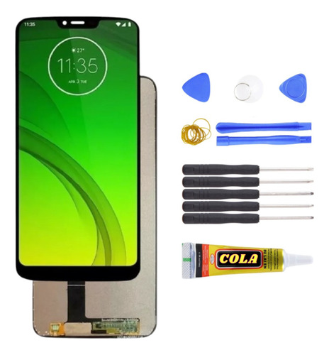 Tela Display Lcd Frontal Compatível Moto G7 Power Xt1955