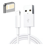 Cable Usb 2.0 Compatible Con iPhone Blanco 