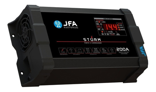 Fonte Carregador Automotiva Storm Sci Redline Jfa 200a Slim