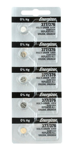 Pilas 377 Sr626 De Reloj  Energizer Caja 100 Unidades