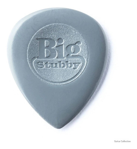 Jim Dunlop Nyl Big Stubby Pack 6 Puas 2.0 Color Dark Grey Tamaño 2.0