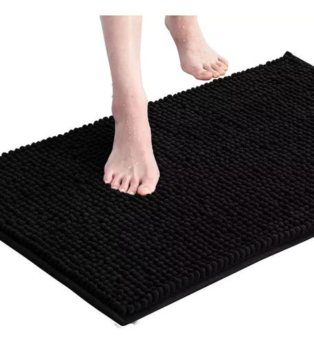 Alfombra Baño Shaggy Pelo Corto 60x40 Chica Lavable Trendy