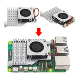 Para Raspberry Pi 5 Active Cooli Con Velocidad Ajustable