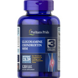 Puritans Pride | Glucosamine Chondroitin Msm | 120 Caplets