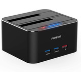 Docking Station 2 Bahias Clonador Sata Hub Usb 3.0 Pd Fideco