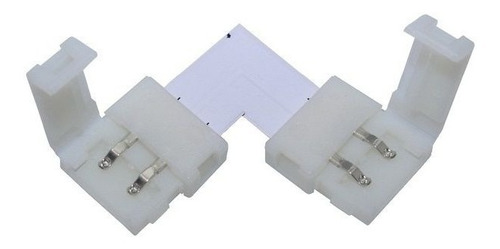 Conector Fita Led 10mm  Em L - 2 Vias - 5 Unidades