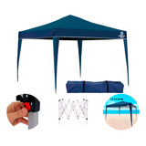 Tenda Sanfonada Gazebo Praia 3x3 Barraca 30uv Prova D'agua