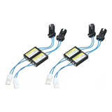 2x Par Resistor Canceller T10 Led Pingo Elimina Erro Painel