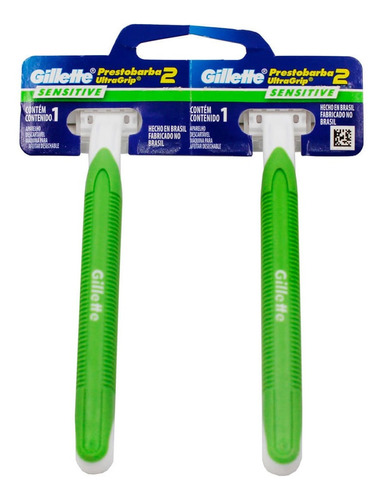 Barbeador Gillette Prestobarba Ultragrip2 Sensitive