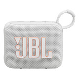 Bocina Portátil Jbl Go 4 Bluetooth Blanco.