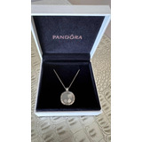 Collar Medallón Con Charms Pandora Original