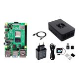 Kit Raspberry Pi4 4gb De Ram Case Hdmi Fonte