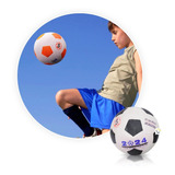 Balón Fútbol N°5 Juguete Blanco Deporte Recreativo Js2202