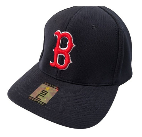 Gorra Béisbol Boston Red Sox Azul Profesional Cerrada Elast.