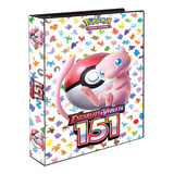 Álbum Pasta Fichário Pokémon Mew 151 Escarlate E Violeta Box