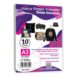 Papel Transfer Telas Oscuras  10 Hojas A3