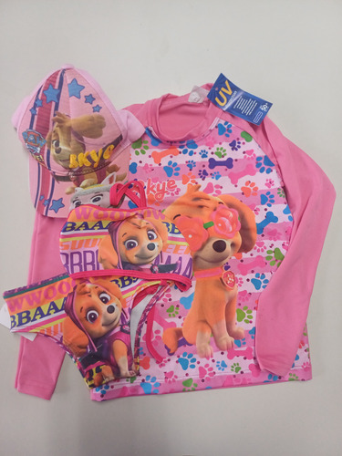 Conjunto Praia Proteção Uv Infantil