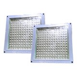 2 Plafón Led 12w Redondo Cálido 